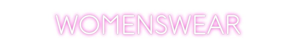 Custom Neon: WOMENSWEAR - Neon Filter