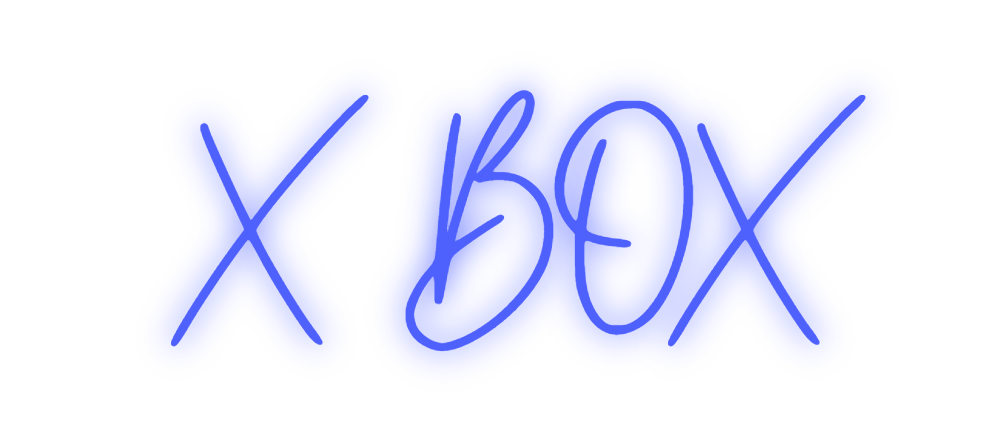 Custom Neon: X BOX - Neon Filter