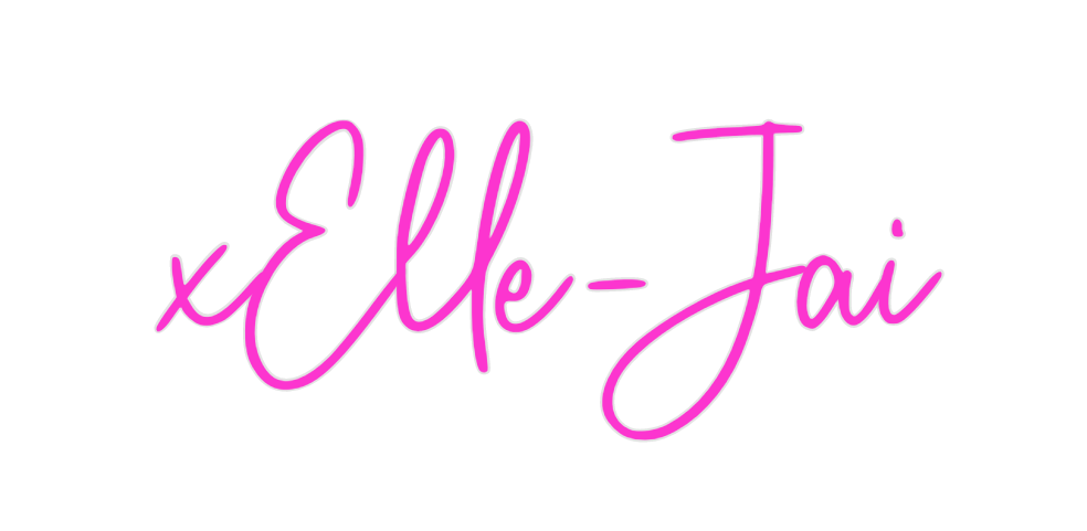 Custom Neon: xElle - Jai - Neon Filter