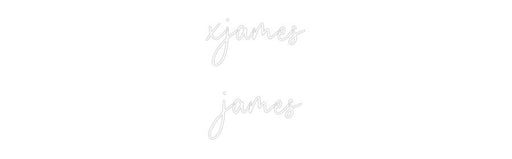 Custom Neon: xjames james - Neon Filter