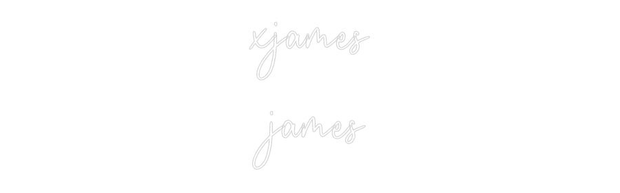 Custom Neon: xjames james - Neon Filter