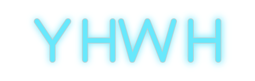 Custom Neon: YHWH - Neon Filter