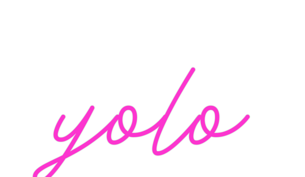 Custom Neon: yolo - Neon Filter