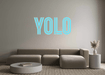 Custom Neon: yolo - Neon Filter