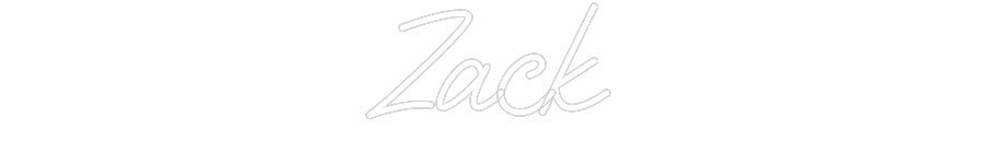 Custom Neon: Zack - Neon Filter