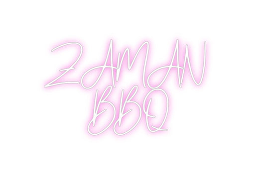 Custom Neon: ZAMAN BBQ - Neon Filter