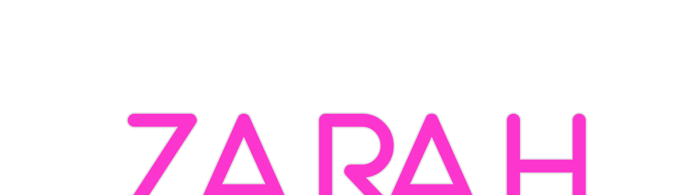 Custom Neon: Zarah - Neon Filter