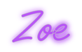 Custom Neon: Zoe - Neon Filter