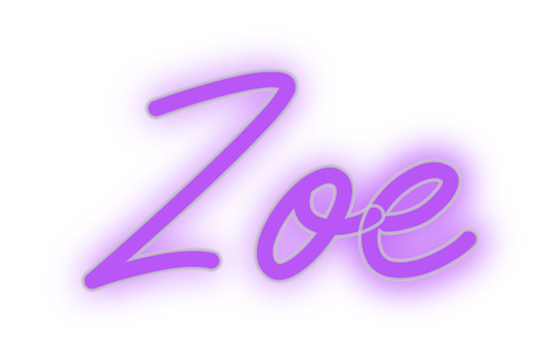 Custom Neon: Zoe - Neon Filter