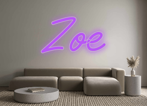 Custom Neon: Zoe - Neon Filter