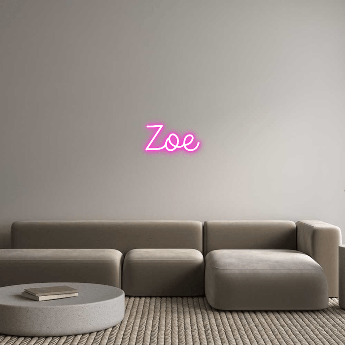 Custom Neon: Zoe - Neon Filter