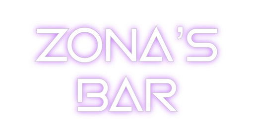 Custom Neon: Zona’s Bar - Neon Filter