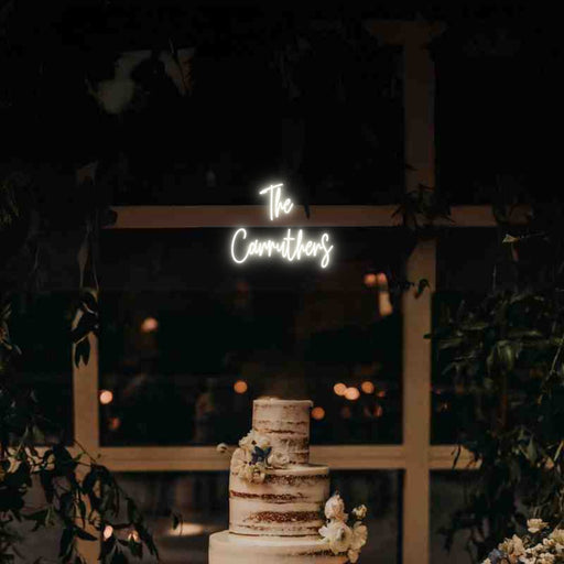 Custom Wedding Neon: The Carruth... - Neon Filter