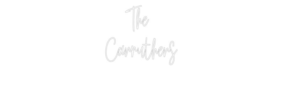 Custom Wedding Neon: The Carruth... - Neon Filter