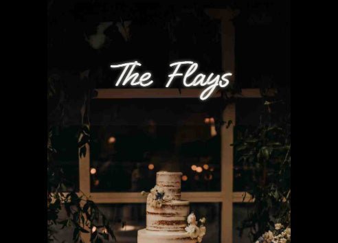 Custom Wedding Neon: The Flays - Neon Filter