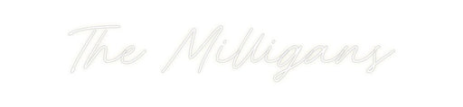 Custom Wedding Neon: The Milligans - Neon Filter