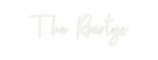 Custom Wedding Neon: The Roartys - Neon Filter