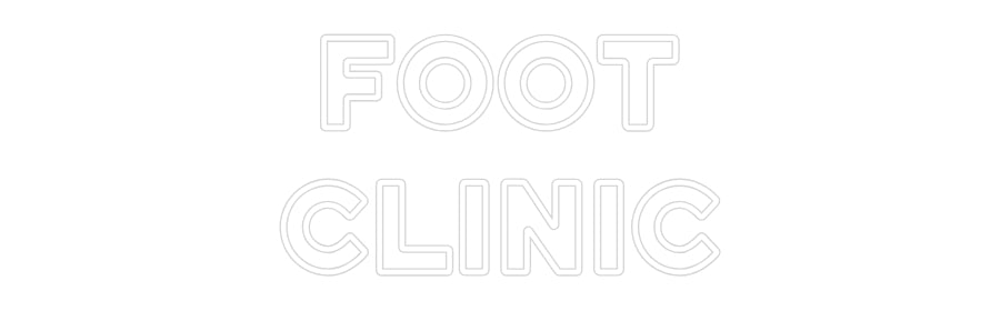 Custom Neon: Foot
clinic