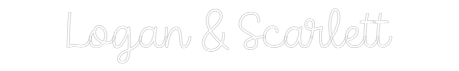 Custom Neon: Logan & Scarl...