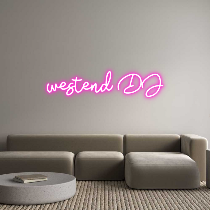 Custom Neon: westend DJ