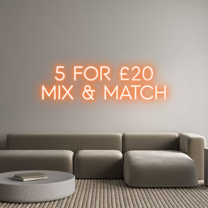 Custom Neon: 5 for £20
Mi...