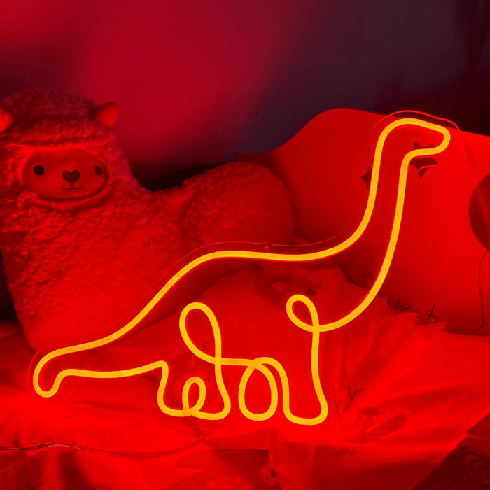 Diplodocus Dinosaur Neon Sign - Neon Filter