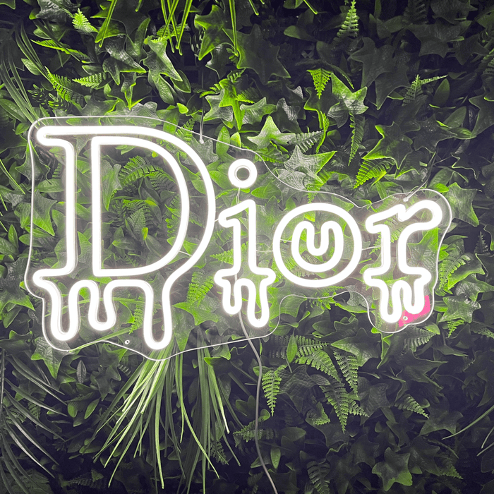 Dripping Dior Neon Sign - Neon Filter