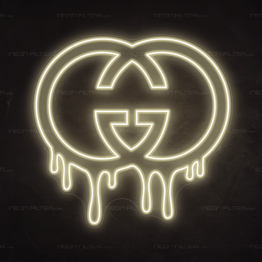 Dripping Gucci Neon Sign - Neon Filter