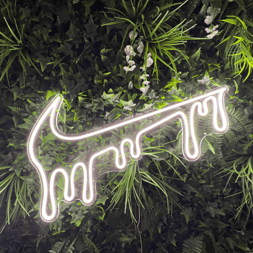 Dripping Tick Neon Sign - Neon Filter