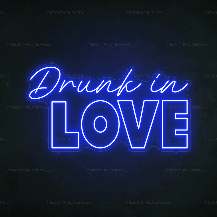 Drunk In Love Neon Sign - Neon Filter