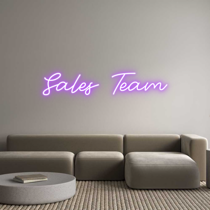 Custom Neon: Sales Team