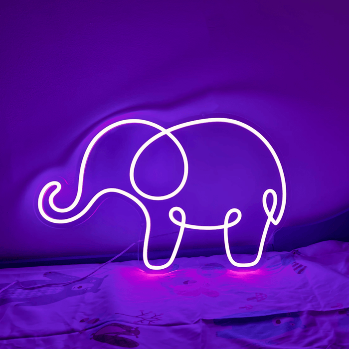 Elephant Neon Sign - Neon Filter