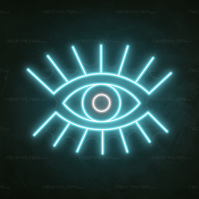 Evil Eye Neon Sign - Neon Filter