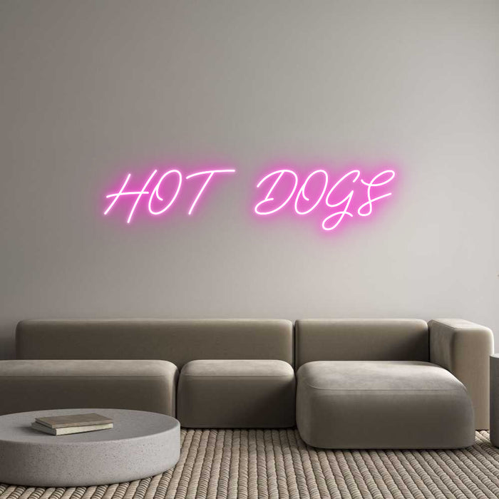 Custom Neon: HOT DOGS