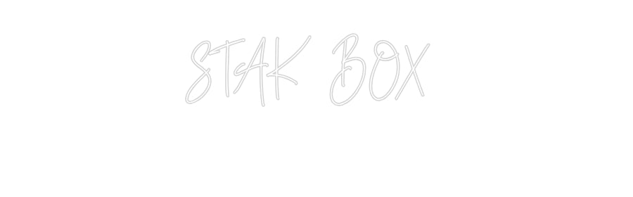 Custom Neon: STAK BOX