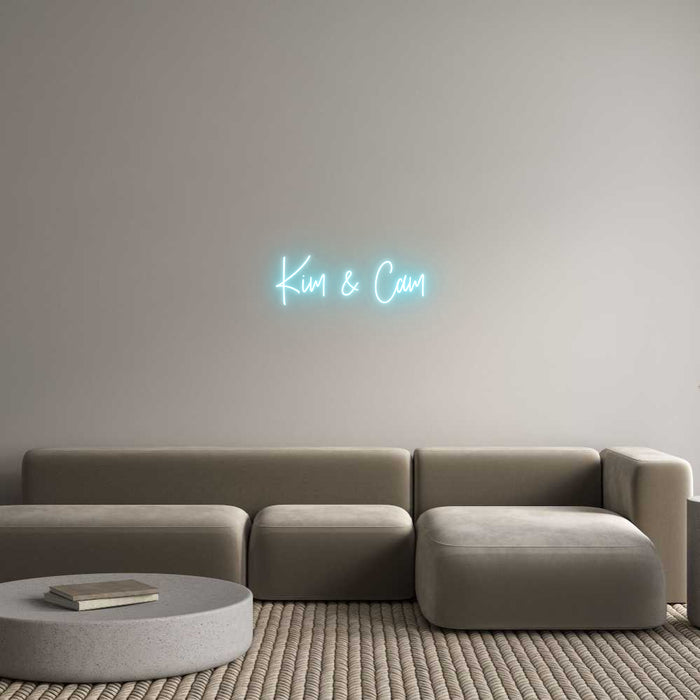 Custom Neon: Kim & Cam