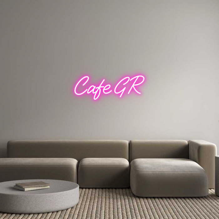 Custom Neon: Cafe GR