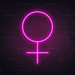 Female Symbol Neon Sign - Neon Filter