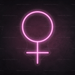 Female Symbol Neon Sign - Neon Filter