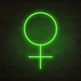 Female Symbol Neon Sign - Neon Filter