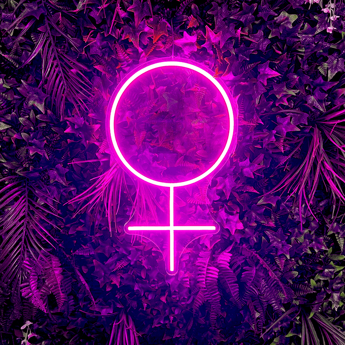 Female Symbol Neon Sign - Neon Filter