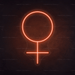 Female Symbol Neon Sign - Neon Filter