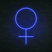 Female Symbol Neon Sign - Neon Filter