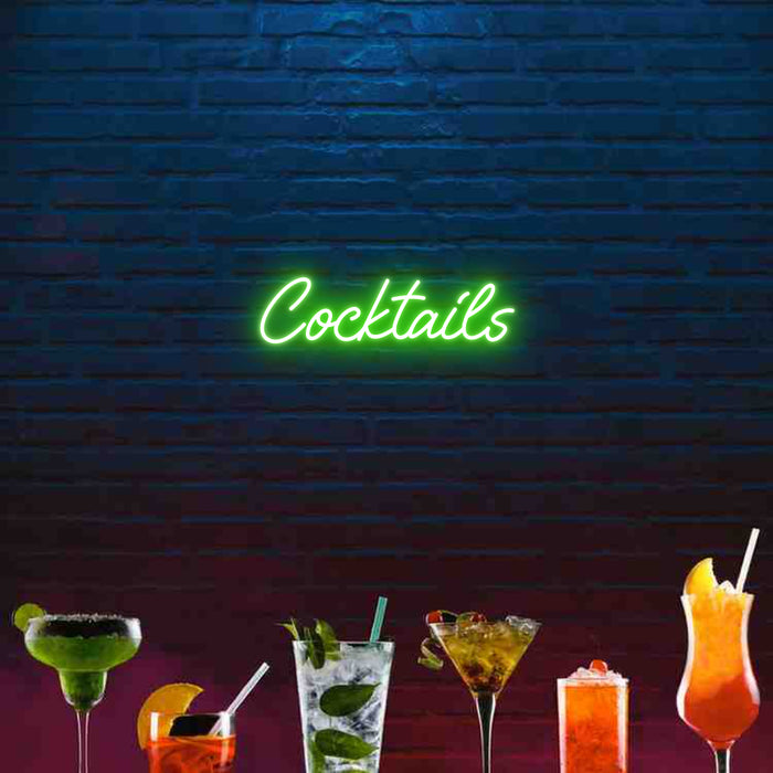 Custom Bar Neon: Cocktails