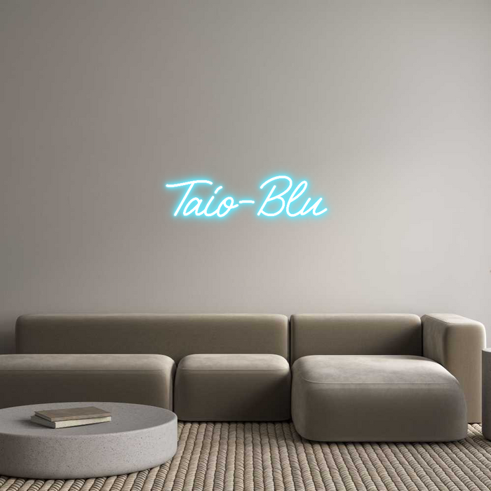 Custom Neon: Taio-Blu