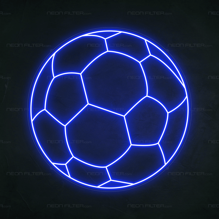 Football Neon Sign - Neon Filter