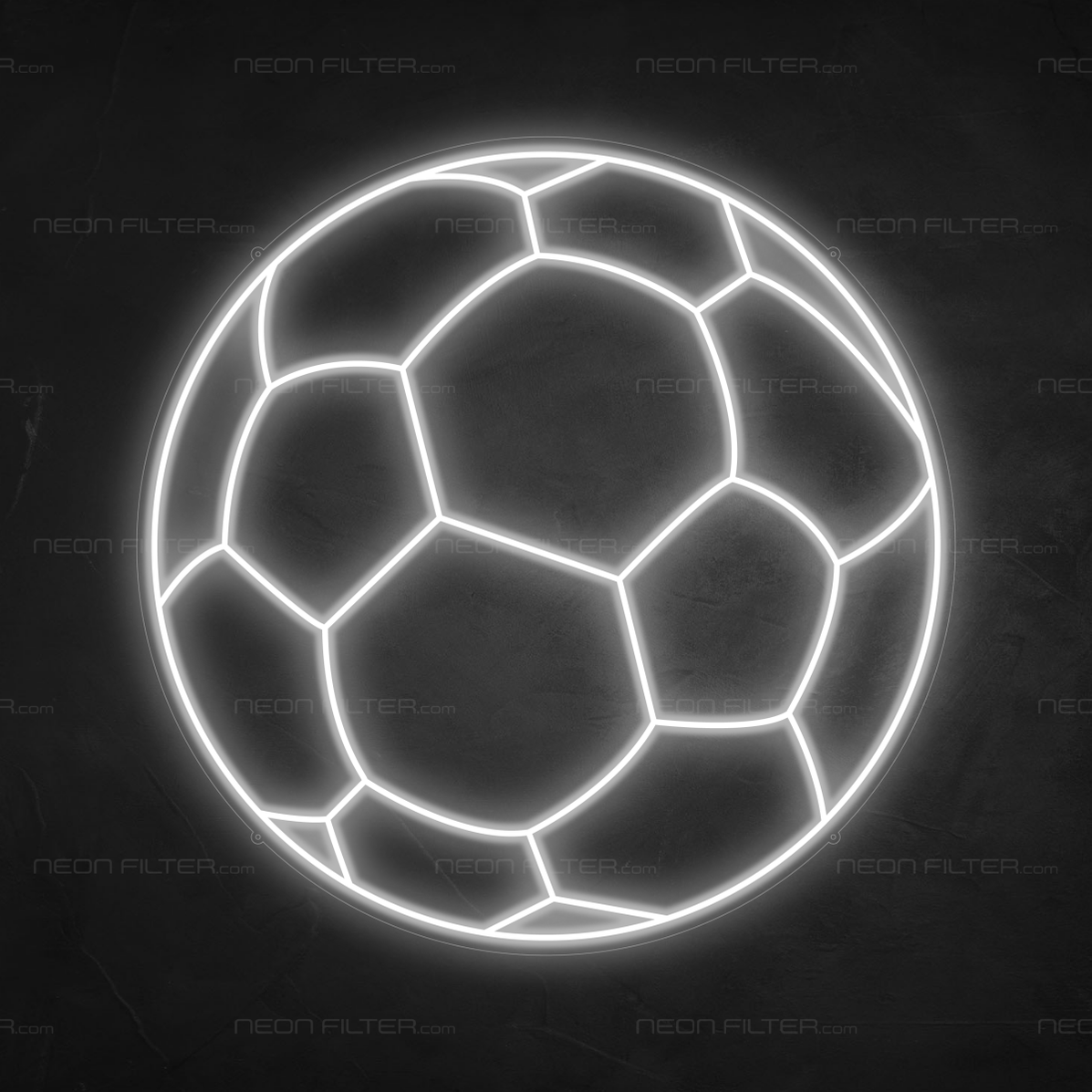 Fitball Sign Football Neon Sign | Sport Neon Lights — Neon Filter