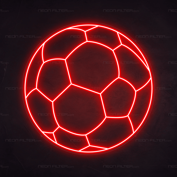 Football Neon Sign - Neon Filter