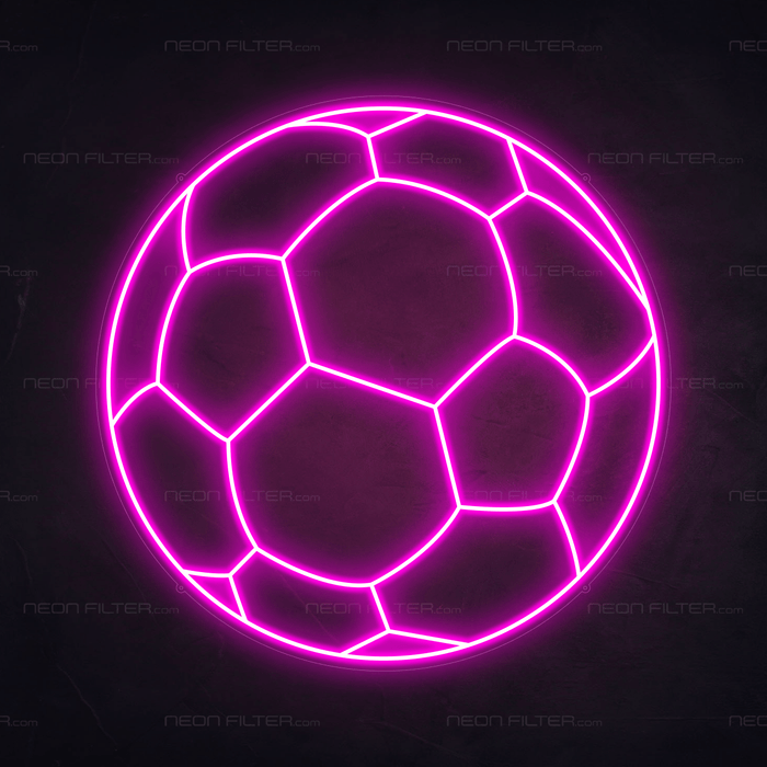 Football Neon Sign - Neon Filter