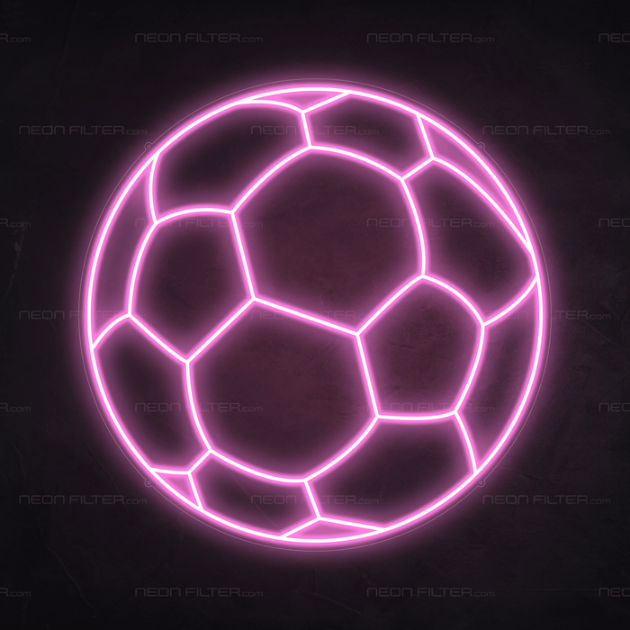 Football Neon Sign - Neon Filter